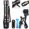 Police Zoomable Long Range USB LED Rechargeable Torchlight